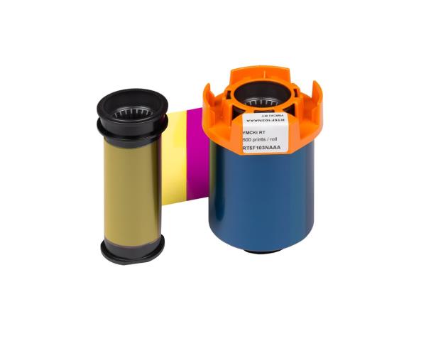 Evolis RT6F105NAAA YMCKKI Colour Ribbon (400 Prints)
