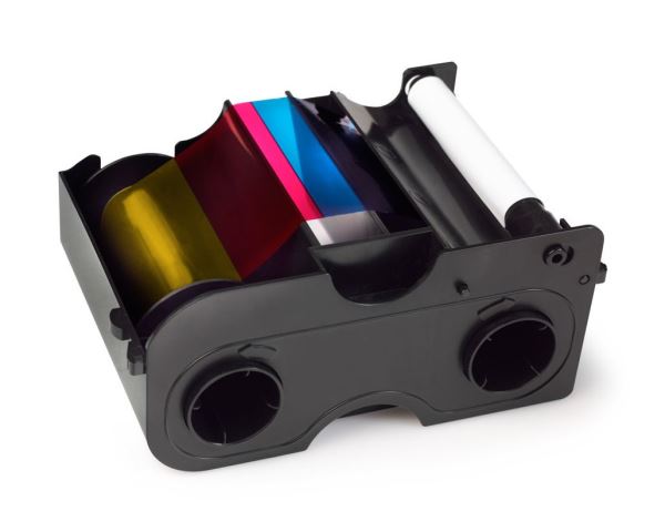 Fargo DTC1250/1000 YMCKO Colour Ribbon with Cleaning Roller  045000 (250 Prints)