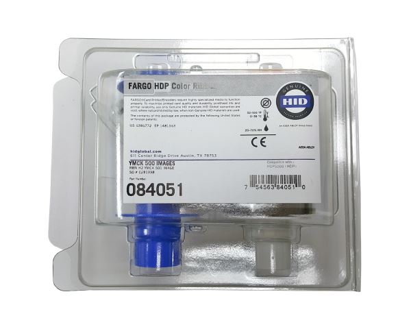 Fargo HDP5000 YMCK Colour Ribbon  084051 (500 Prints)
