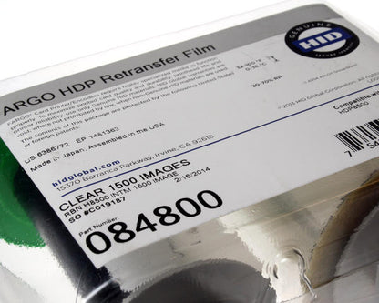 HDP8500 Standard Clear Film  084800 (1500 images)