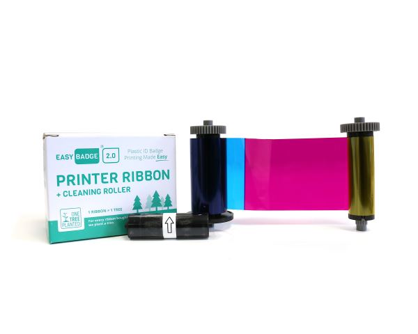 EasyBadge 2.0 YMCKO Full Color Ribbon  653075 (100 Prints)