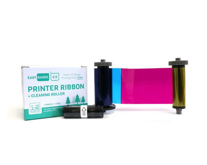 EasyBadge 2.0 YMCKO Full Color Ribbon  653075 (100 Prints)