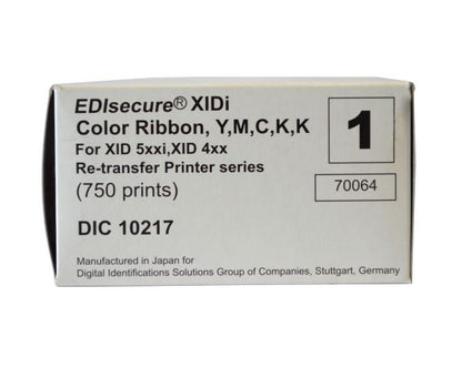 Matica DIC10217 YMCKK Colour Ribbon (750 Prints)