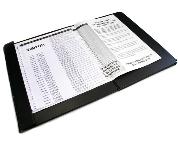 Visitor Temporary Signing-in Pad  GDPR Compliant  One Write 200 Passes