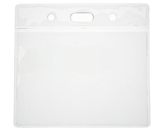 Clear Vinyl ID Card Holder  Eco Friendly - Landscape (Pack of 100)