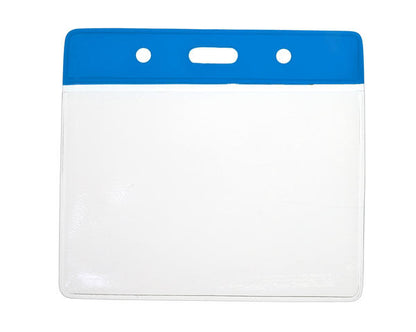 Vinyl Blue Top Card Holders - 91x65mm (Pack of 100)