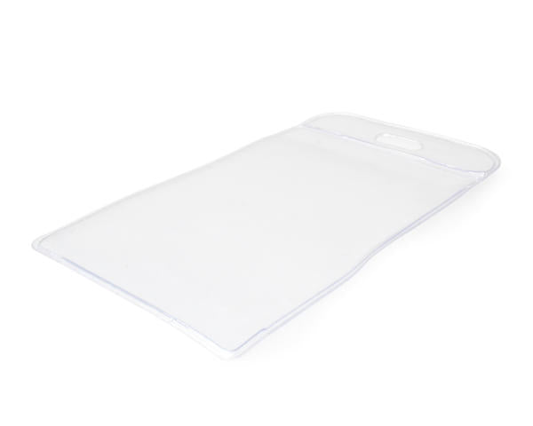 Vinyl Badge Credit Card Holder with 65x91mm Insert  Eco Friendly  Portrait (Pack of 100)