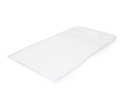 Vinyl Badge Credit Card Holder with 65x91mm Insert  Eco Friendly  Portrait (Pack of 100)