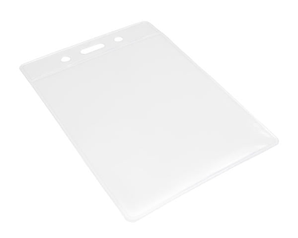 Clear Vinyl Visitor Card Holder  Eco Friendly - Portrait (Pack of 100)