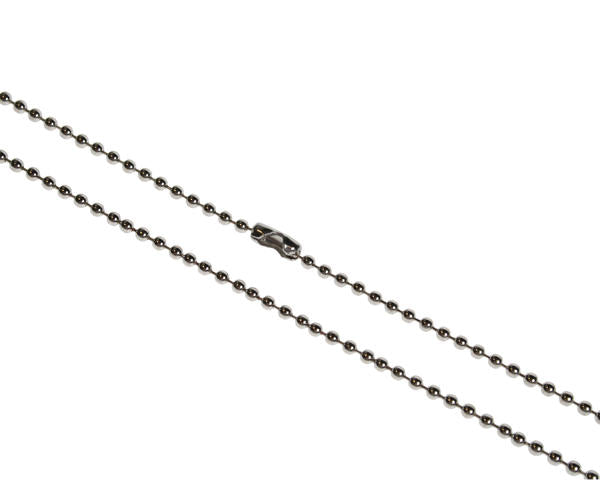 30inch Metal Bead Chain Necklace  Nickel Plated (Pack of 100)